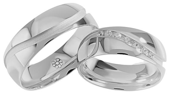 Set Zilveren Ringen model 20112