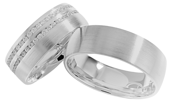 Set Zilveren Ringen model 40135