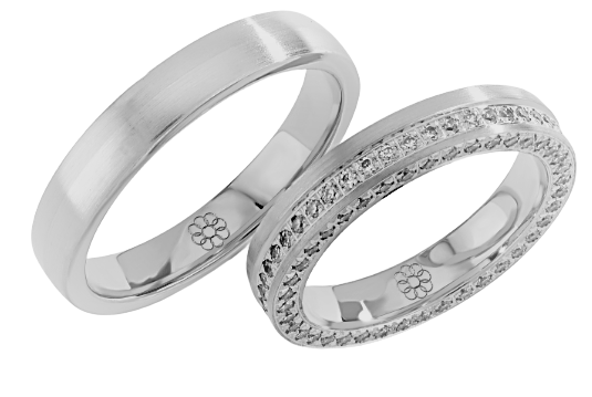 Set Zilveren Ringen model 50146
