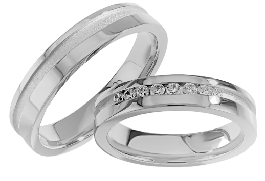 Set Zilveren Ringen model 80188