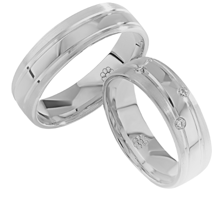 Set Zilveren Ringen model 80198