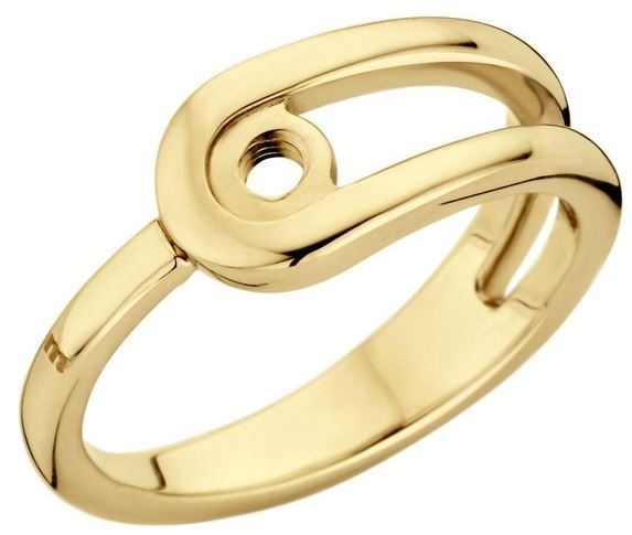 Melano Twisted Ring Goudkleur maat 54