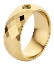 Melano ring goudkleur Vivid breed 8 mm.