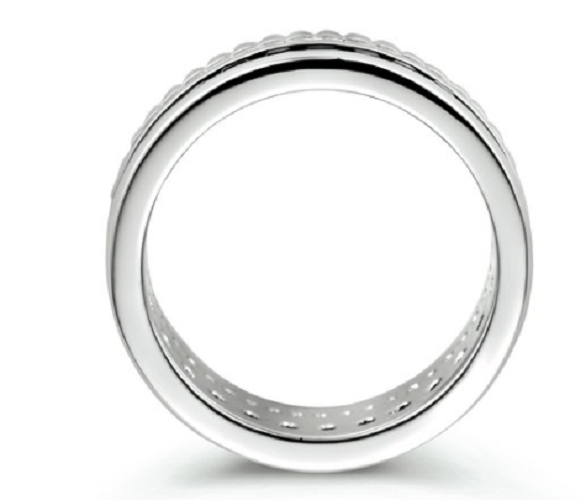 Schitterende Zilveren Ring met Zirkonia's model 248