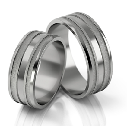Set Zilveren Ringen model 514S3
