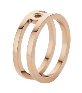 Melano Twisted Roségoudkleur Ring