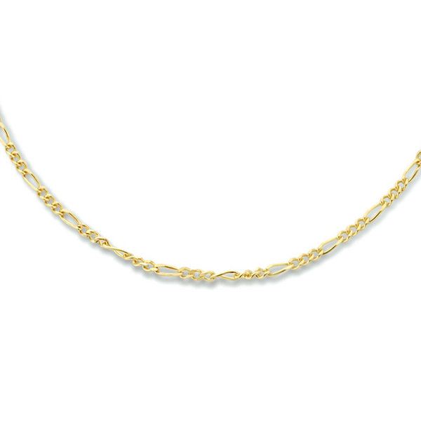 Schitterende 14K Gouden Halsketting met Hanger Kruis belegd met Zirkonia's (model AR)