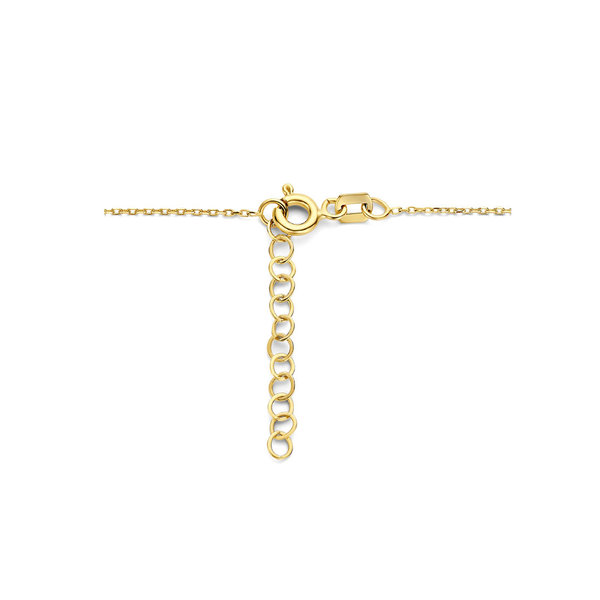 Schitterende 14K Geel Gouden Halsketting Infinity