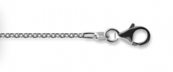Schitterende Zilveren Halsketting met Emaille Hanger Poes (model JU)