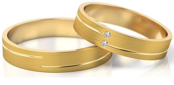 Set Gouden Ringen model 52105