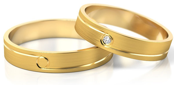 Set Gouden Ringen model 12071