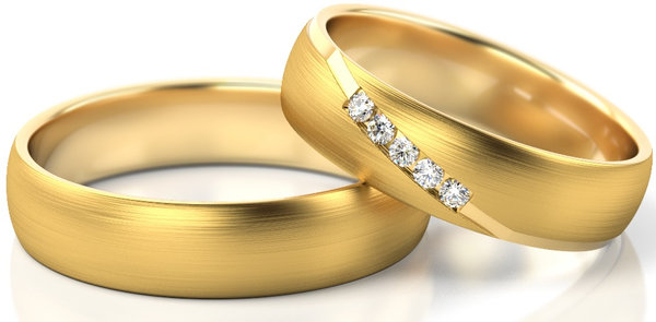 Set Gouden Ringen model 12691
