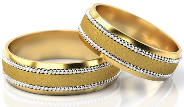 Set Gouden Ringen model 1501