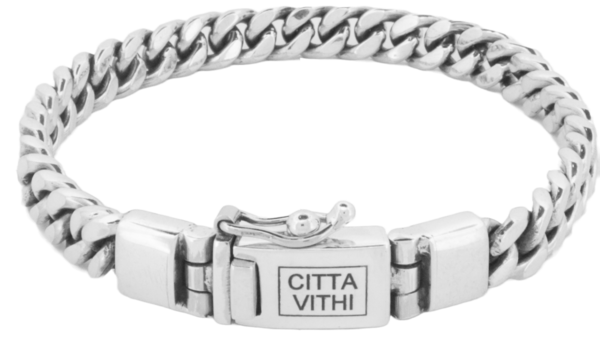 Zilveren Ambachtelijke CITTA VITHI Buddha Armband model 14